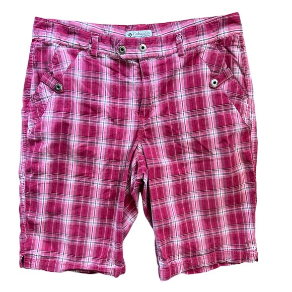 Columbia Shorts Columbia Bermuda Shorts Size 2 Pink Gray White